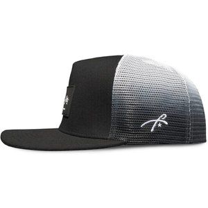 Men & Women Black With Fade Snapback Mesh Caps